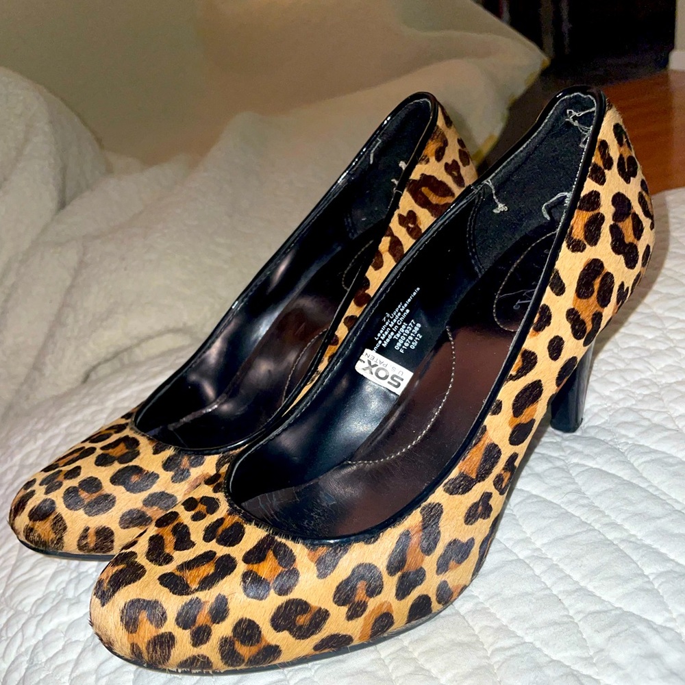 Cheetah heels size 7.5 from Target